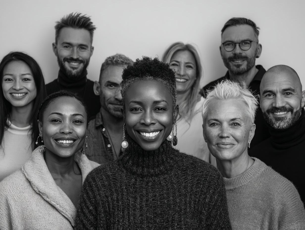 A group of diverse coaches