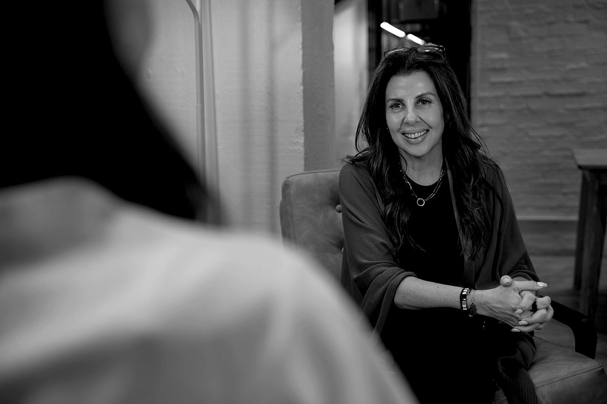 A one-on-one coaching session